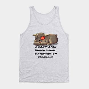 Tiny Terror Zuul Monday Gateways - Light Colors Tank Top